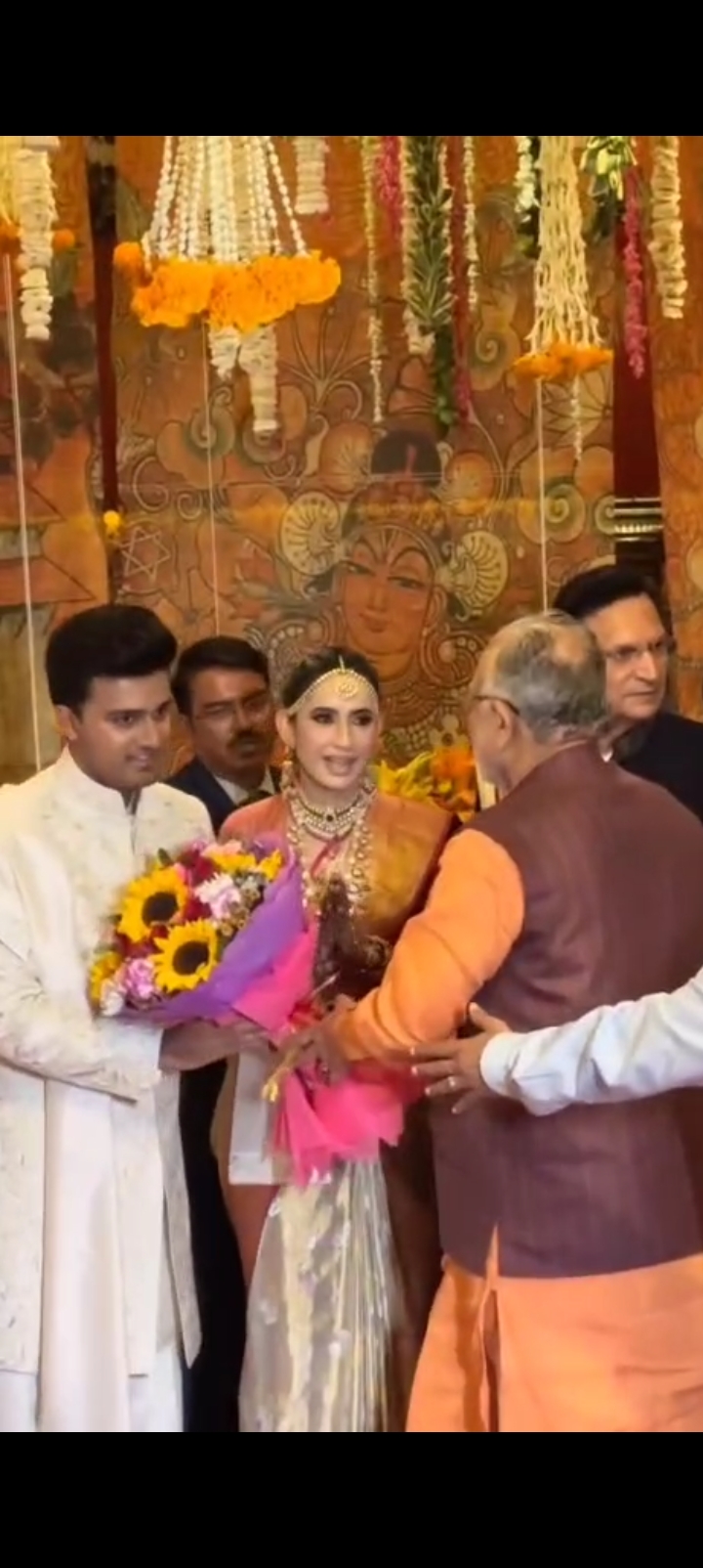 *दिल्ली इंडिया टीवी के प्रधान संपादक रजत शर्मा की बेटी के विवाह समारोह